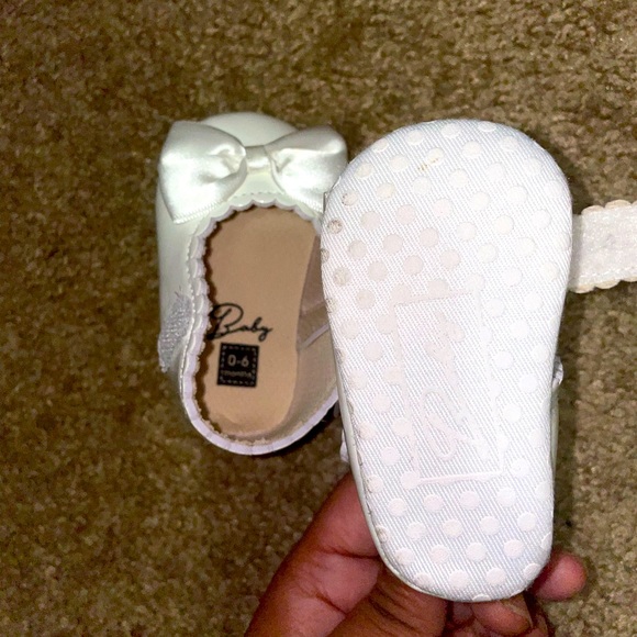 White Bowknot Princess Dress Shoes - Picture 2 of 2